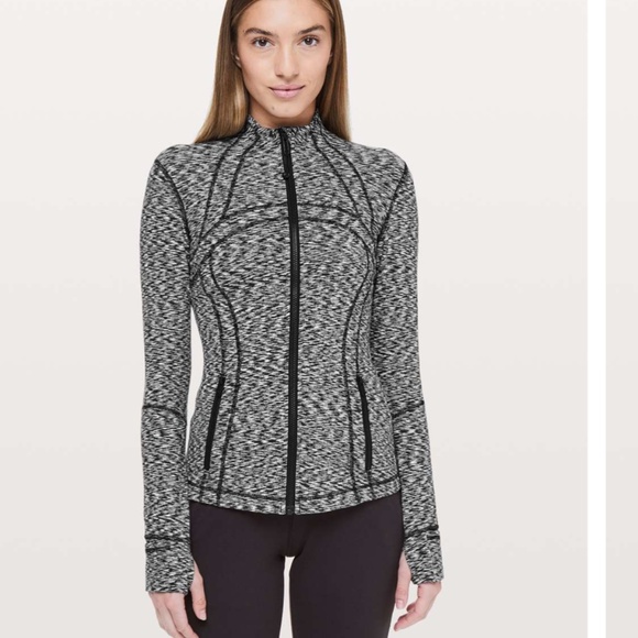 lululemon athletica Jackets & Blazers - EUC Lululemon Define Rulu Jacket Spaced Out Space Dye Black White